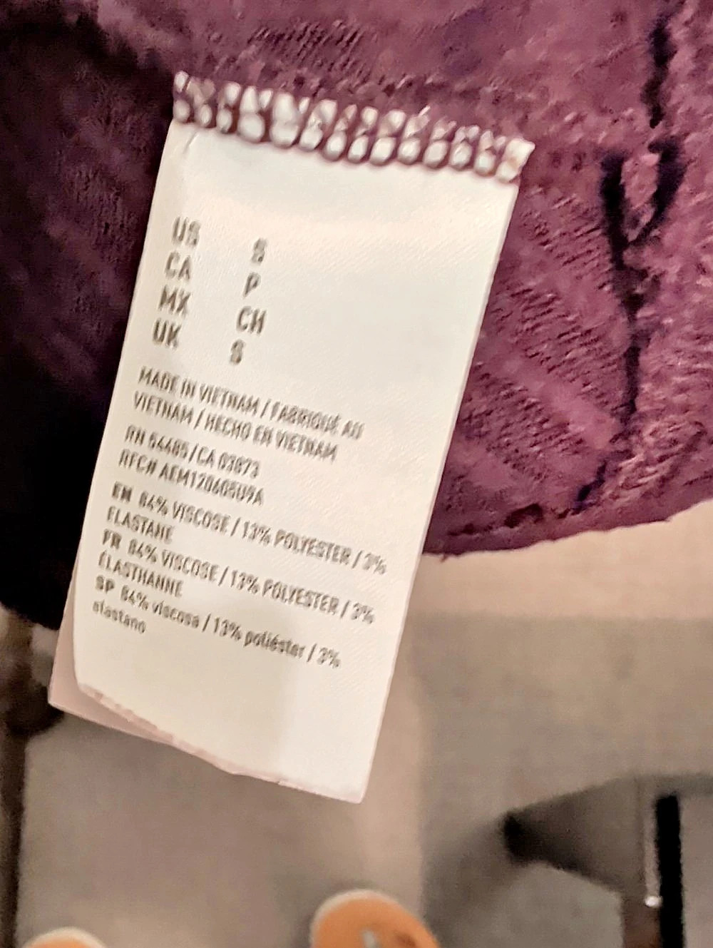 Soft & Sexy Ribbed Lace-Up Sleeve Mini Dress in Purple Size Small - Picture 5 of 6